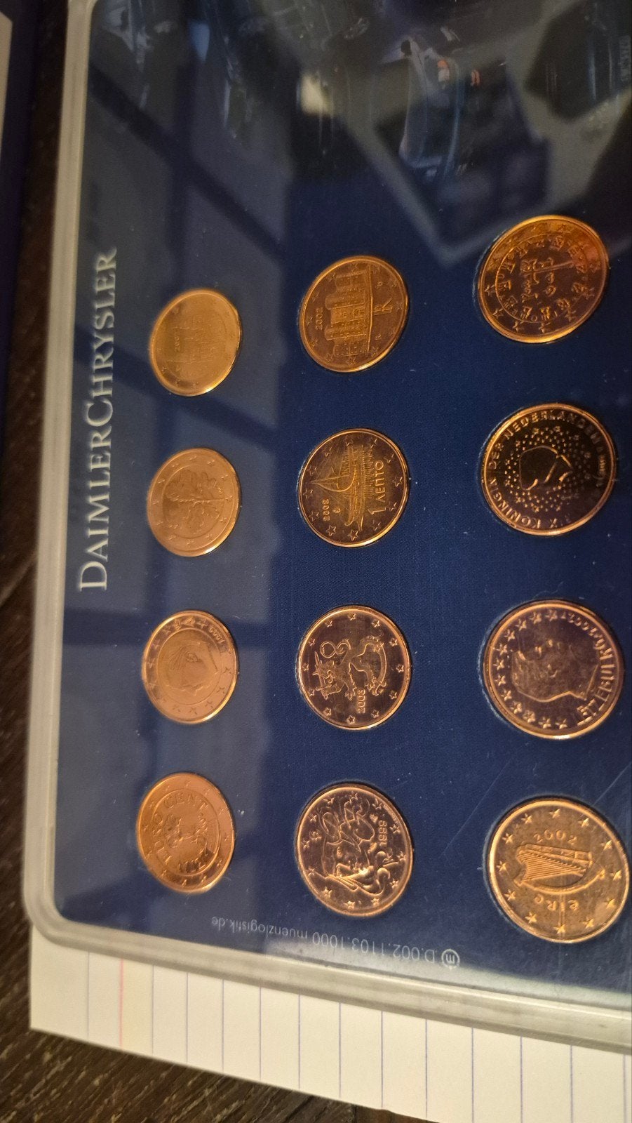 12 verschillende euro muntjes van 1 cent, Timbres & Monnaies, Enlèvement ou Envoi, Autres pays, Autres valeurs, Série