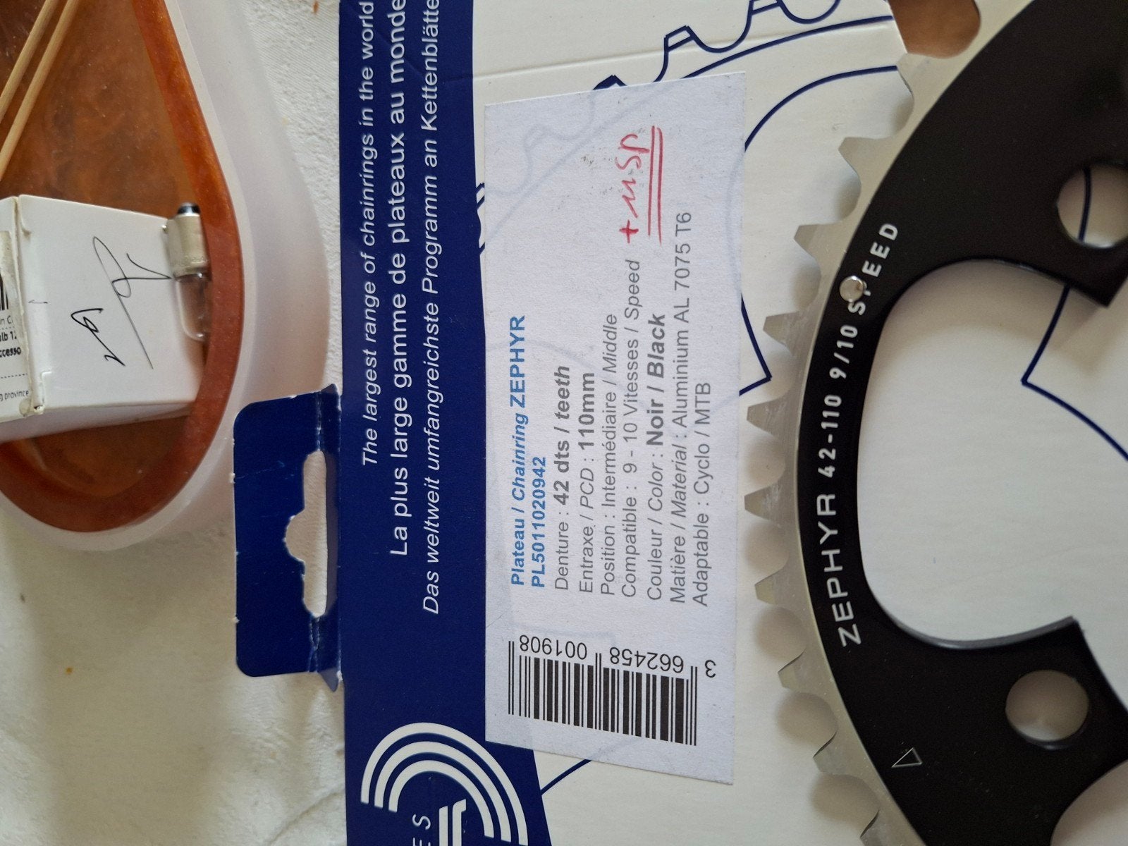 ketting blad TA zephyr 42t pcd 110, Ophalen of Verzenden, Nieuw, Overige merken