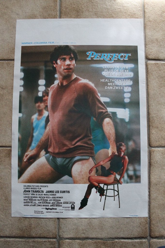 filmaffiche Perfect 1985 John Travolta filmposter, Enlèvement ou Envoi, Rectangulaire vertical, A1 jusqu'à A3, Comme neuf