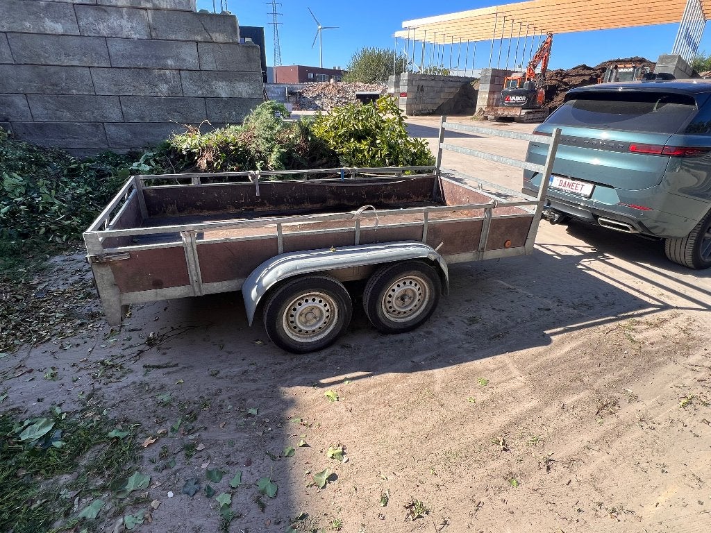 Dubbel as remork 750 kg, Enlèvement, Utilisé