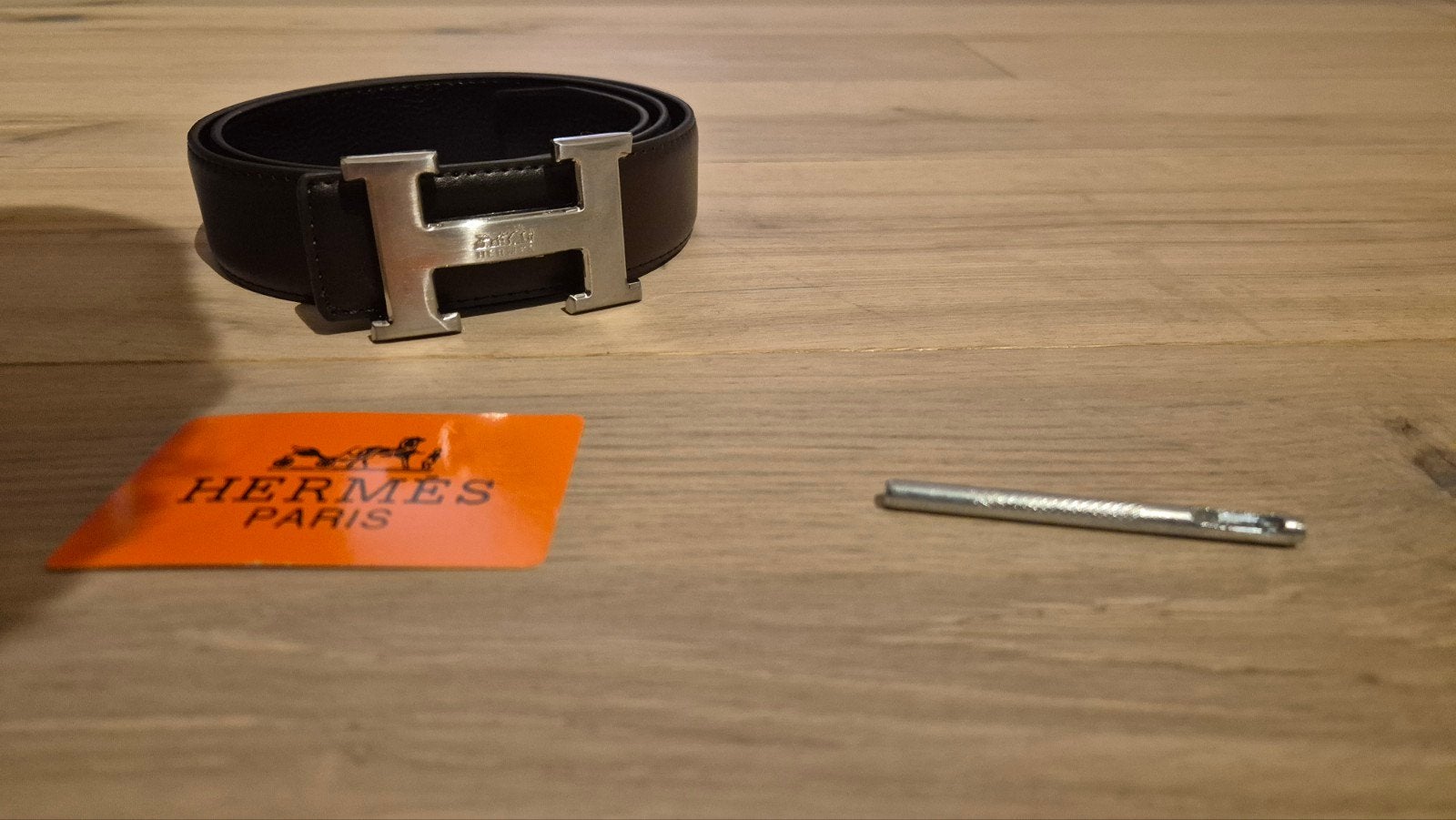 Hermès riem zwart (115 cm), Kleding | Heren, Riemen en Ceintuurs, Hermès, Verzenden, Zwart, 105 tot 115 cm