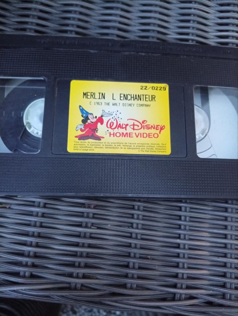 VHS Merlin l'enchanteur 1963, Enlèvement ou Envoi