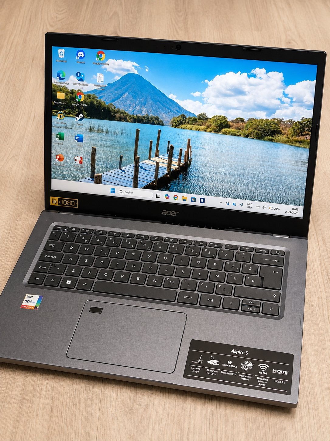 Acer aspire 5, Computers en Software, Windows Laptops, Ophalen of Verzenden, Zo goed als nieuw, 16 GB, SSD
