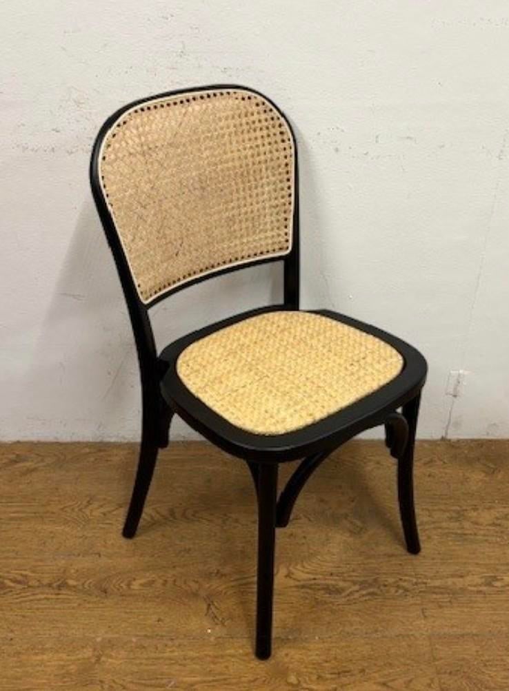 21 bistro horeca cafe trendy webbing thonet lot stoelen ZGAN, Ophalen of Verzenden, Zwart, Hout