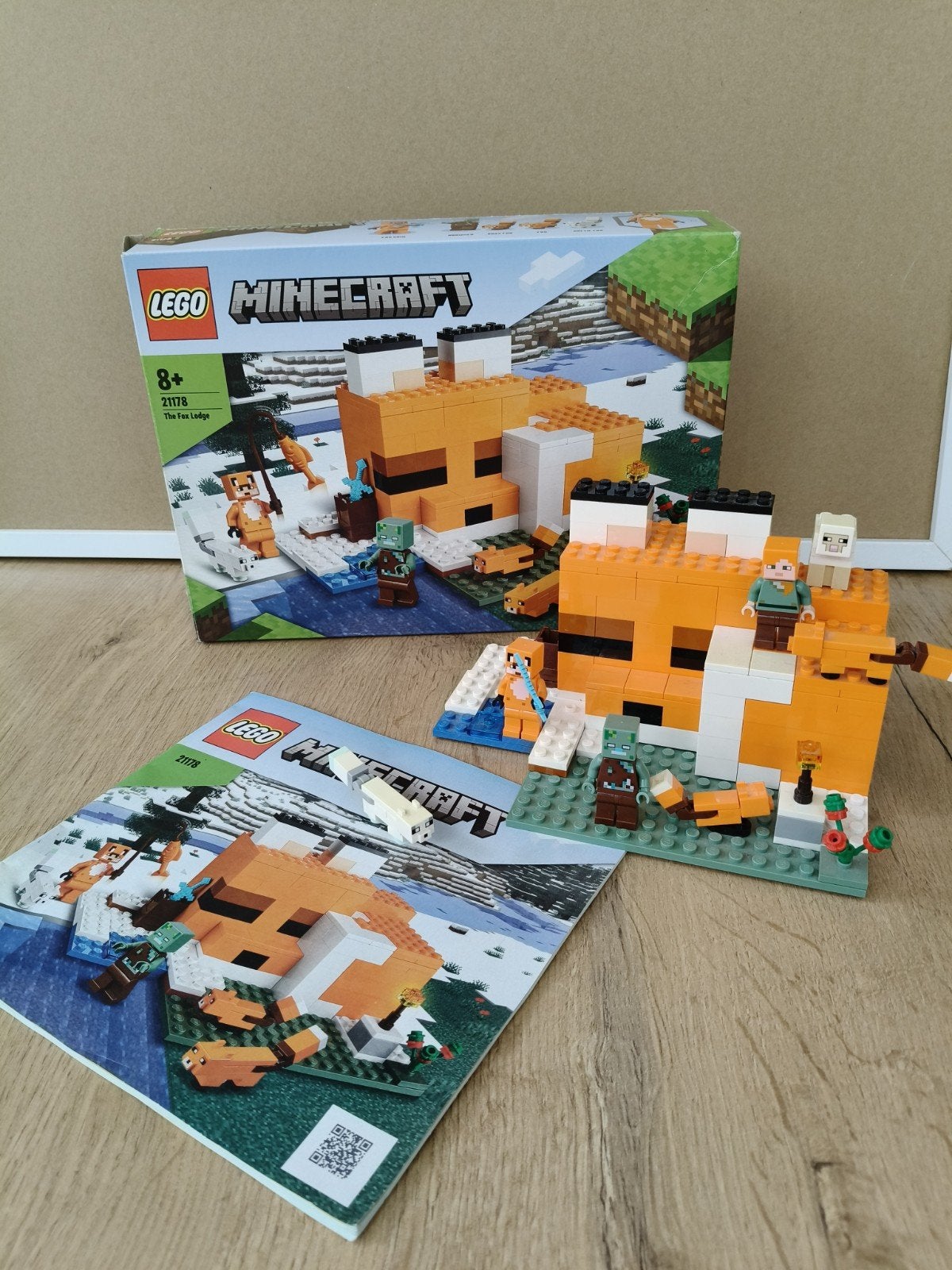 Lego Minecraft Vos, Kinderen en Baby's, Speelgoed | Bouwstenen, Ophalen of Verzenden