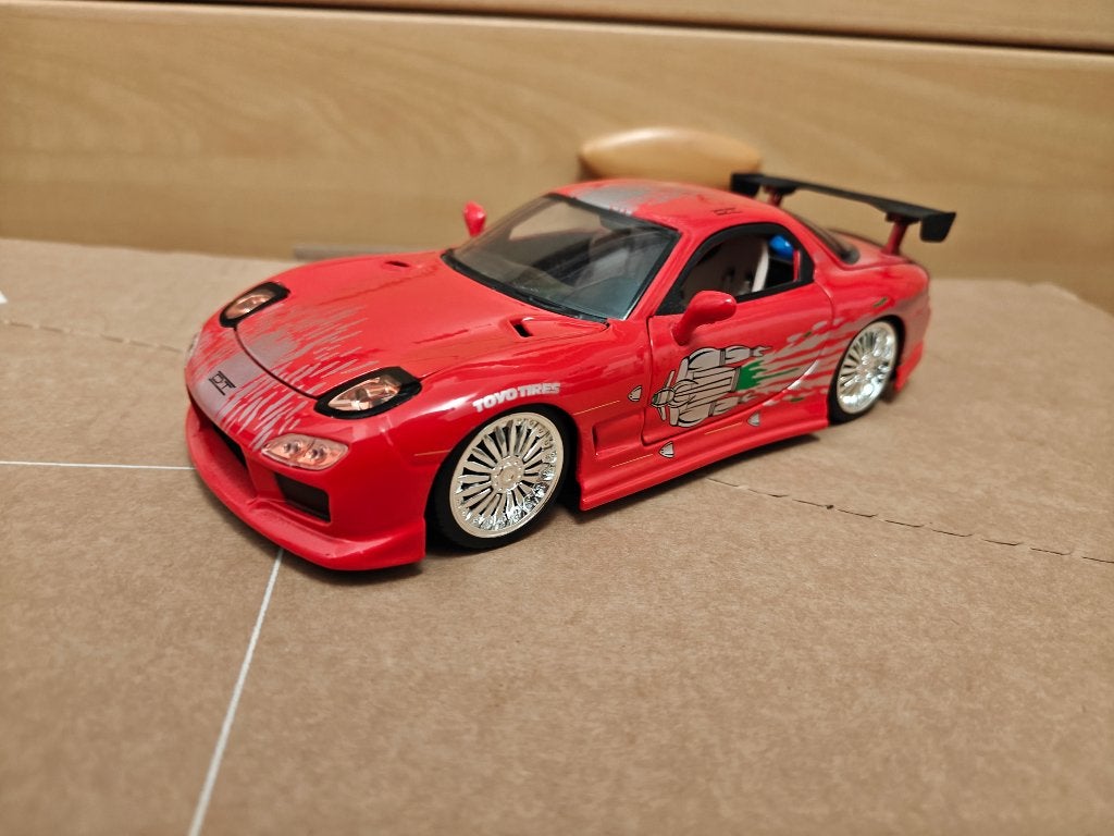 Jada toys fast & furious dom's rx7, Enlèvement, Comme neuf, Voiture, Jada
