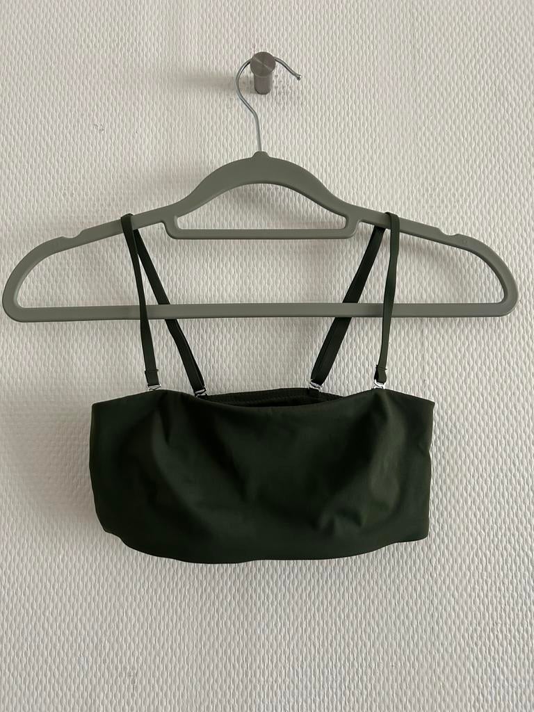 Khaki bandeau bralette smooth Hunkemöller maat XS, Enlèvement ou Envoi, Vert, Soutien-gorge