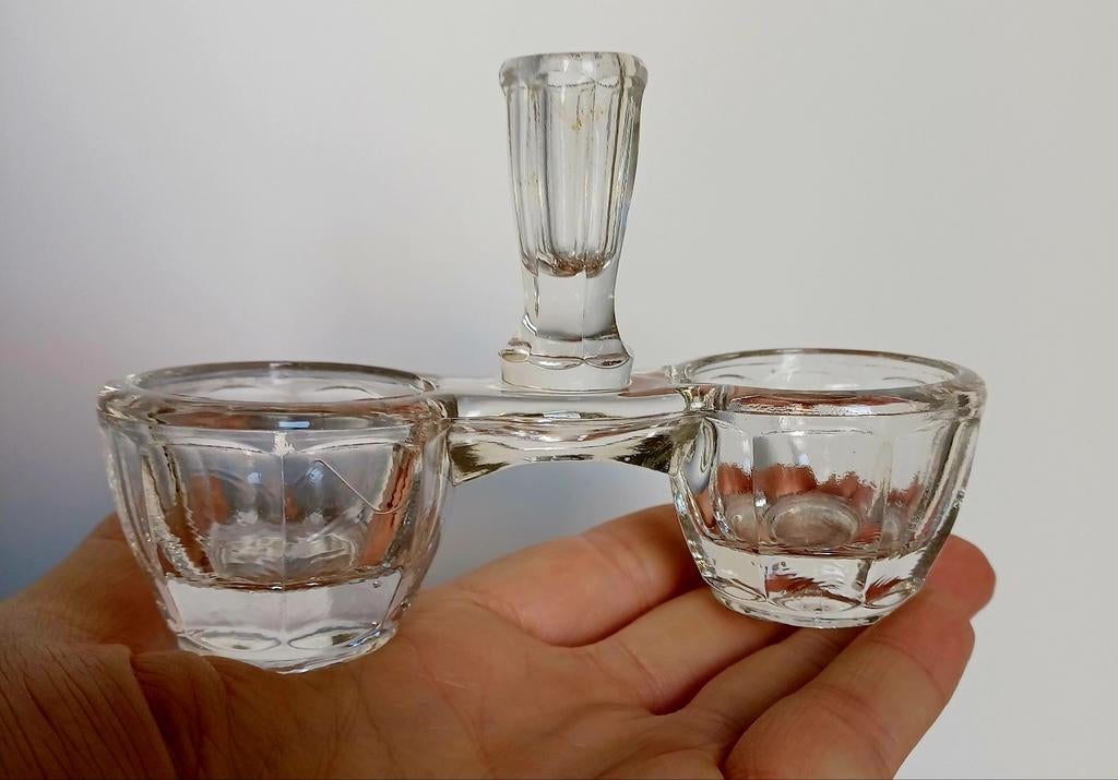 Antiek zout en peper vat, Ophalen of Verzenden