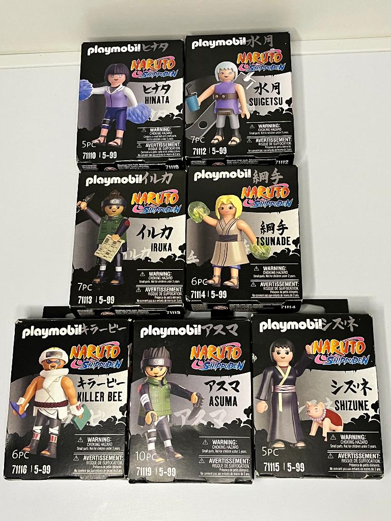 Lot de 7 sets Playmobil Naruto Shippuden neufs, Ophalen of Verzenden, Nieuw
