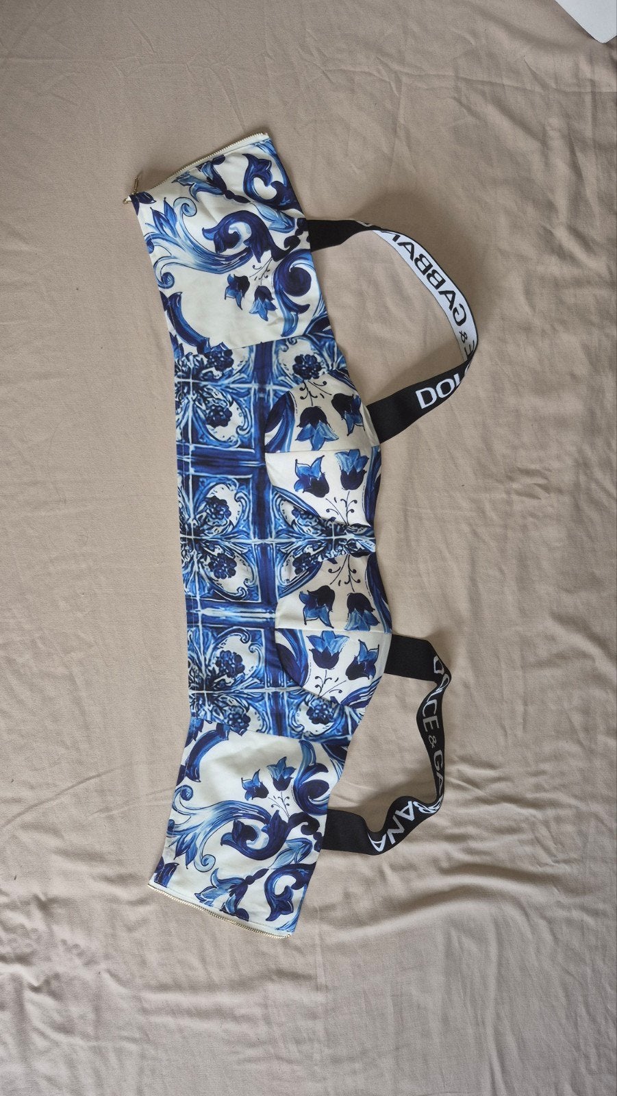 topje, Kleding | Dames, Badmode en Zwemkleding, Overige typen, Blauw, Ophalen of Verzenden, Zo goed als nieuw