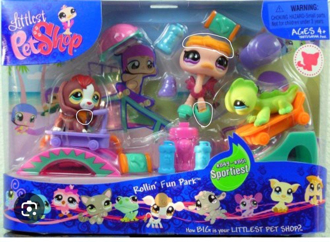 Littlest Pet Shop skateboardpakket, Ophalen of Verzenden, Gebruikt
