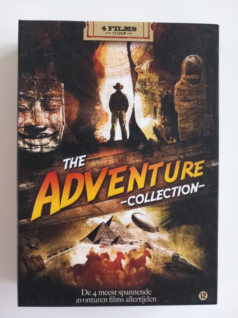 Dvdbox The Adventure Collection (4 Avonturenfilms), Ophalen of Verzenden