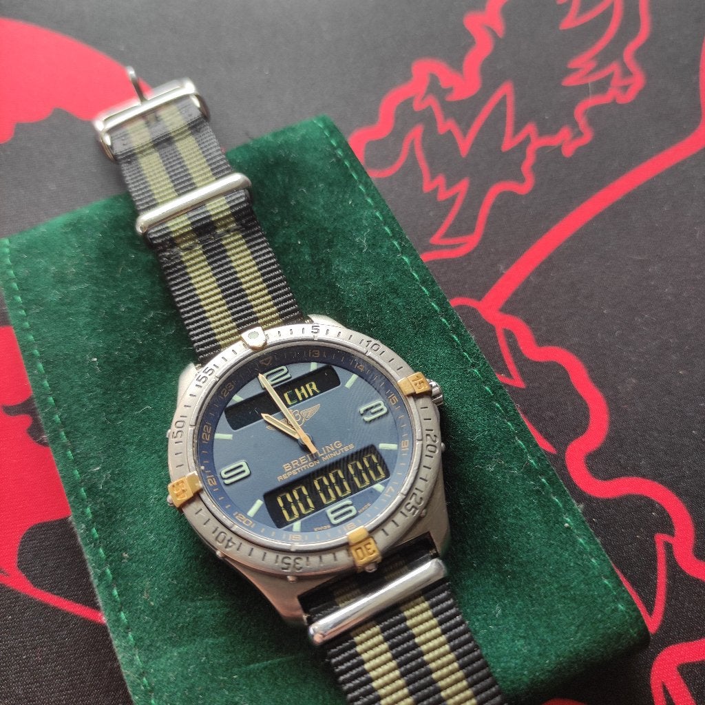 Breitling Aerospace, Bijoux, Sacs & Beauté, Montres | Hommes, Montre-bracelet, Enlèvement ou Envoi, Breitling, Utilisé