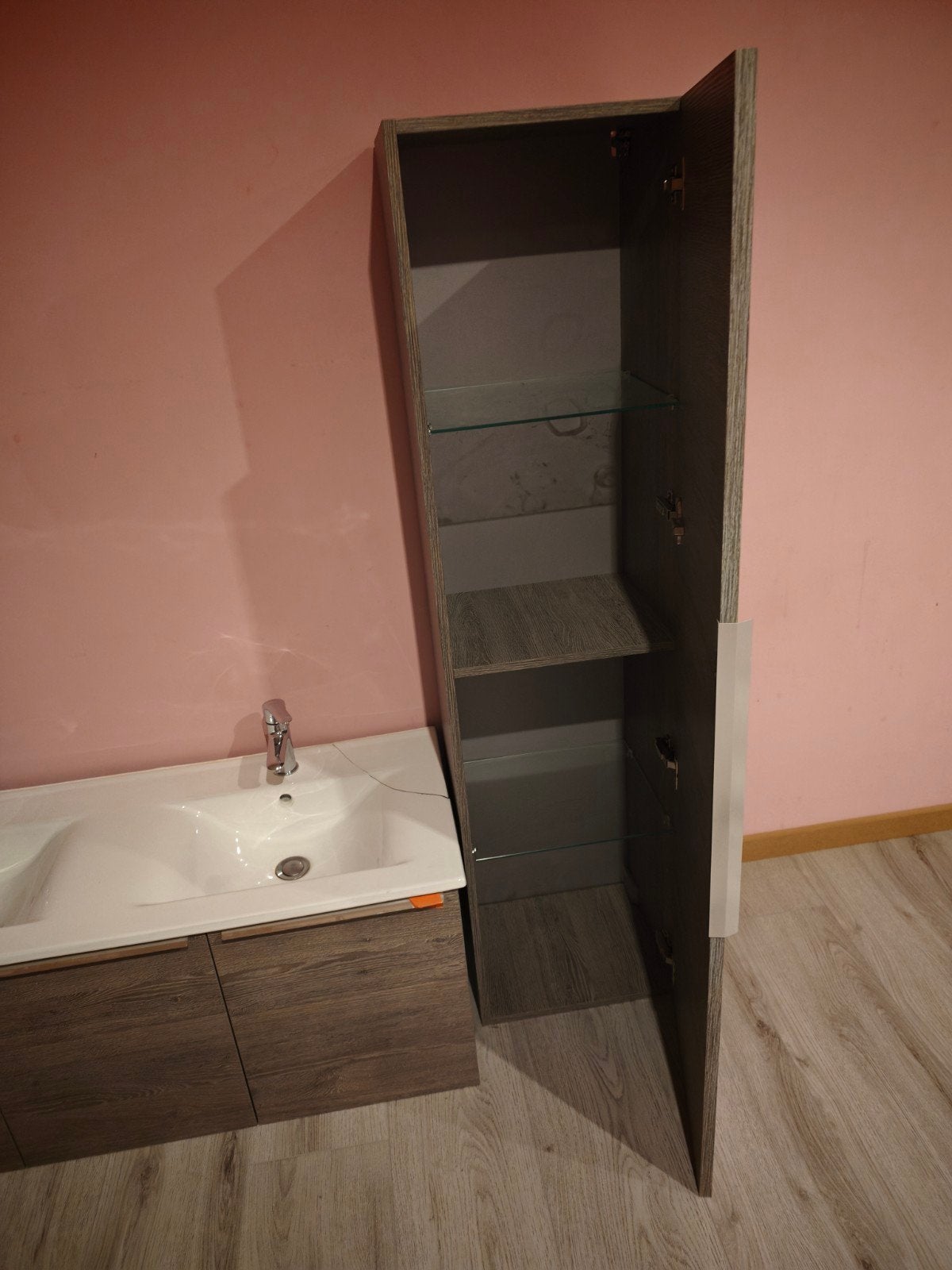 lavabokast + kolomkast te koop, Ophalen
