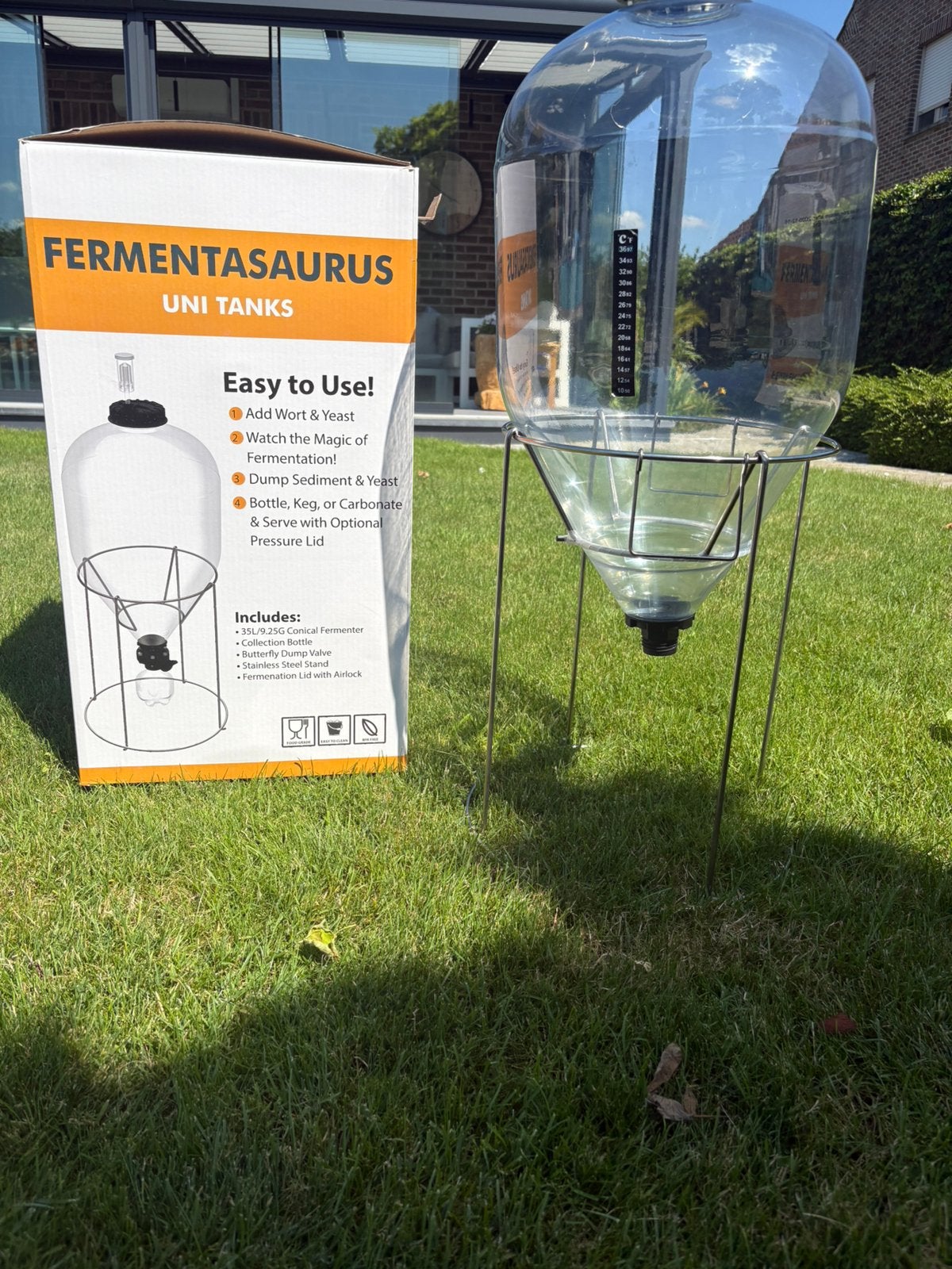 Fermentasaurus Unitank 35L –Drukvergister voor hobbybrouwers, Enlèvement, Comme neuf