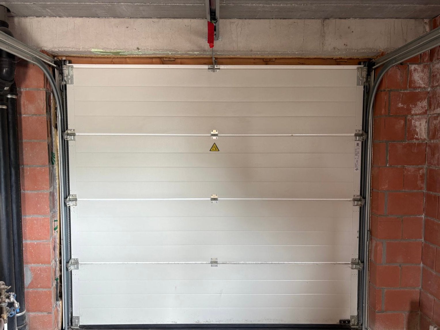 Sectonale poort 2,5m breed 2,2m hoog, Comme neuf, Enlèvement, Porte de garage, 120 cm ou plus