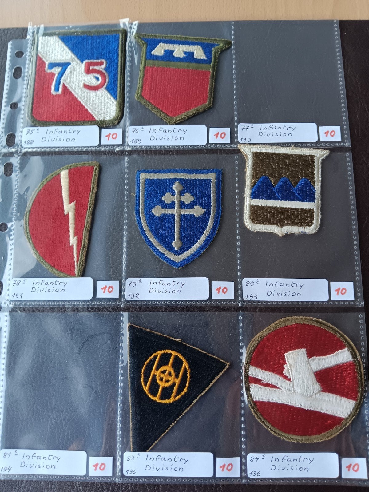 us ww2 patches, Enlèvement ou Envoi