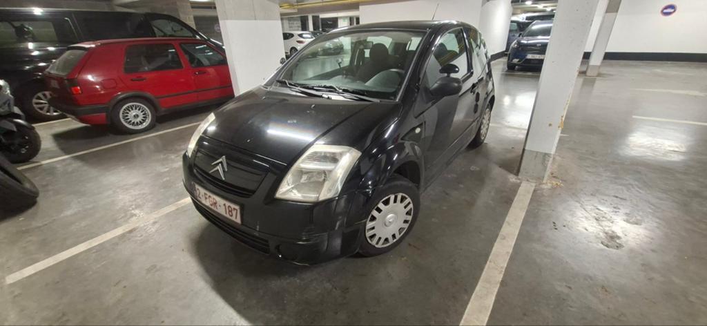 Citroën C2, Auto's, Voorwielaandrijving, 4 zetels, Stof, Zwart