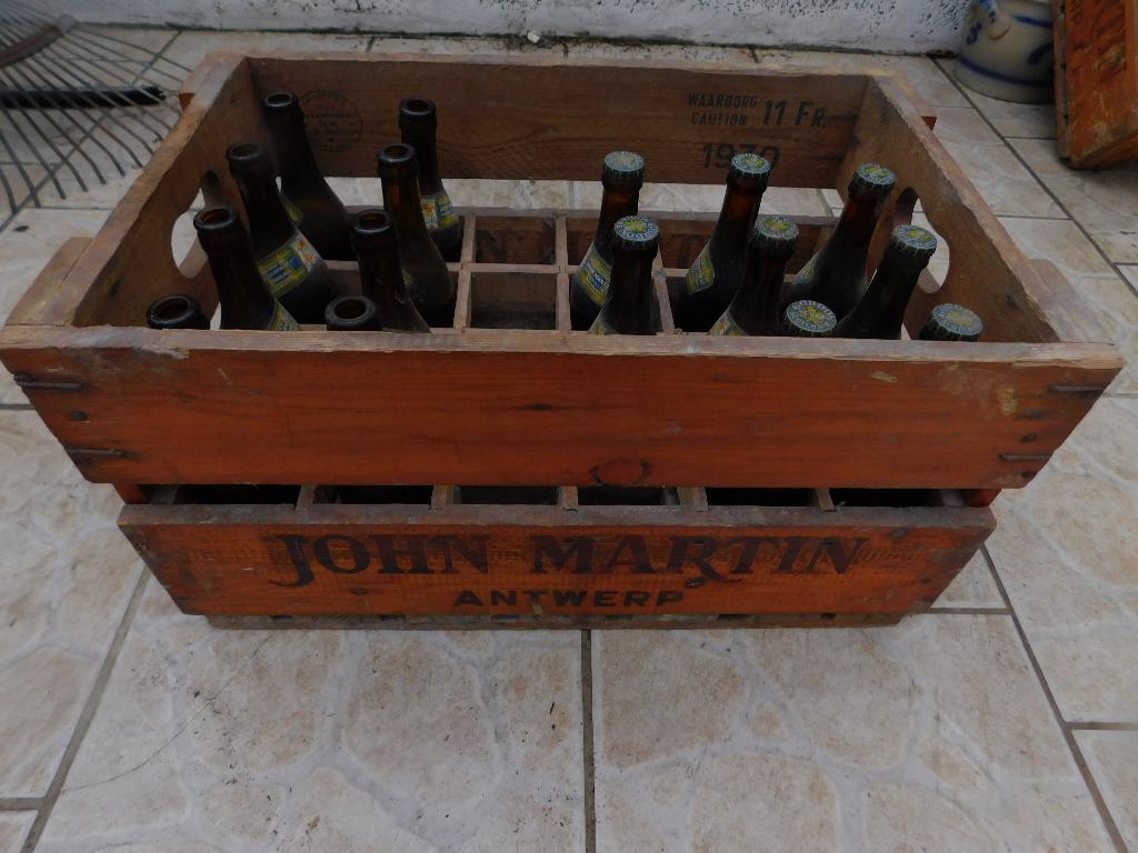 Casier 1970 John Martin Pale Ale Koekelberg Van Campenhout, Enlèvement ou Envoi, Utilisé, Bouteille(s), Autres marques