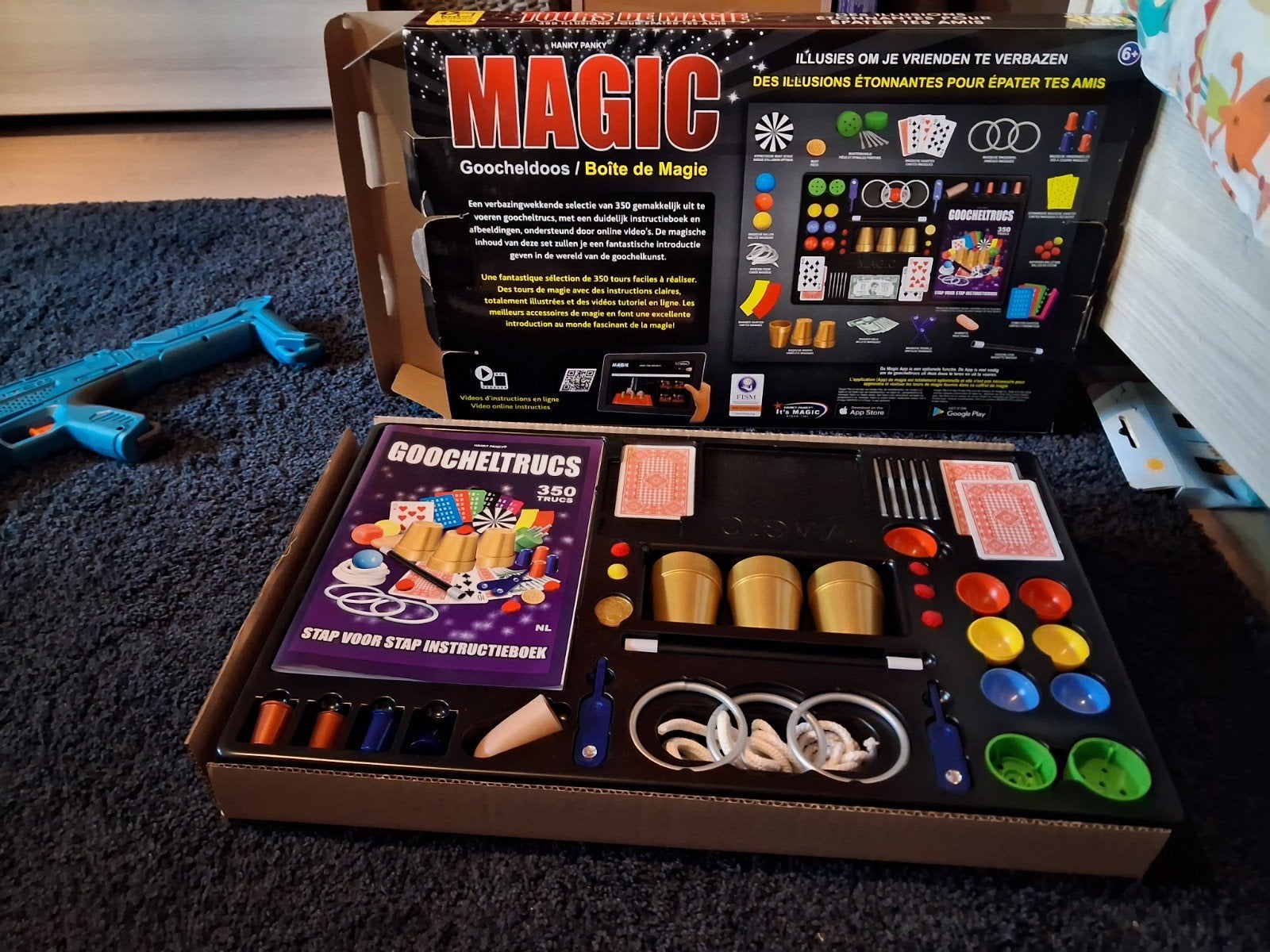 Boîte magique pour enfants, Enlèvement ou Envoi