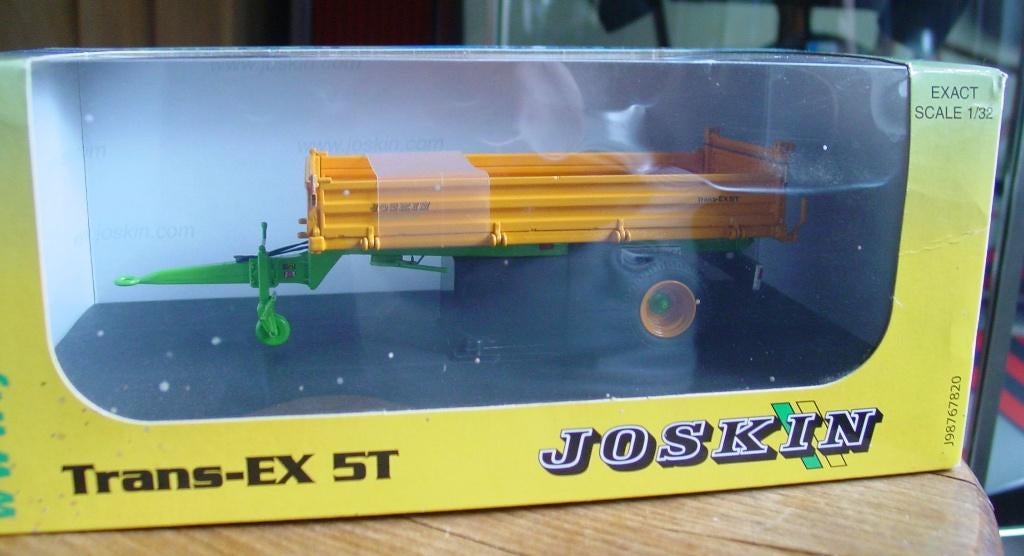 JOSKIN AANHANGER  TRANS-EX 5T  1/32  -NIEUW-, Ophalen of Verzenden