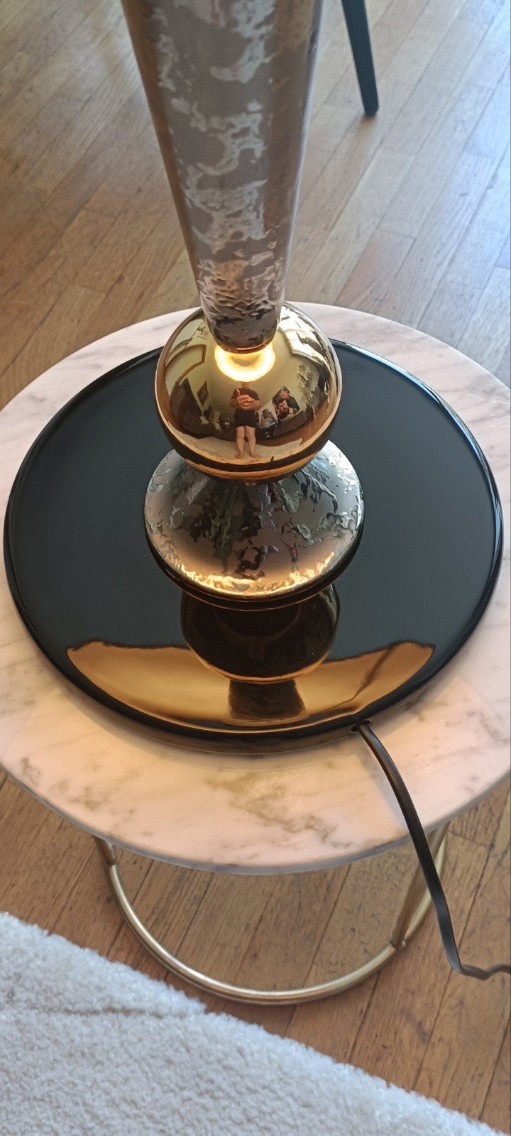 Lamp uit de SIGMA L-serie voor hoogwaardige woonkamers. Vint, Ophalen, Metaal