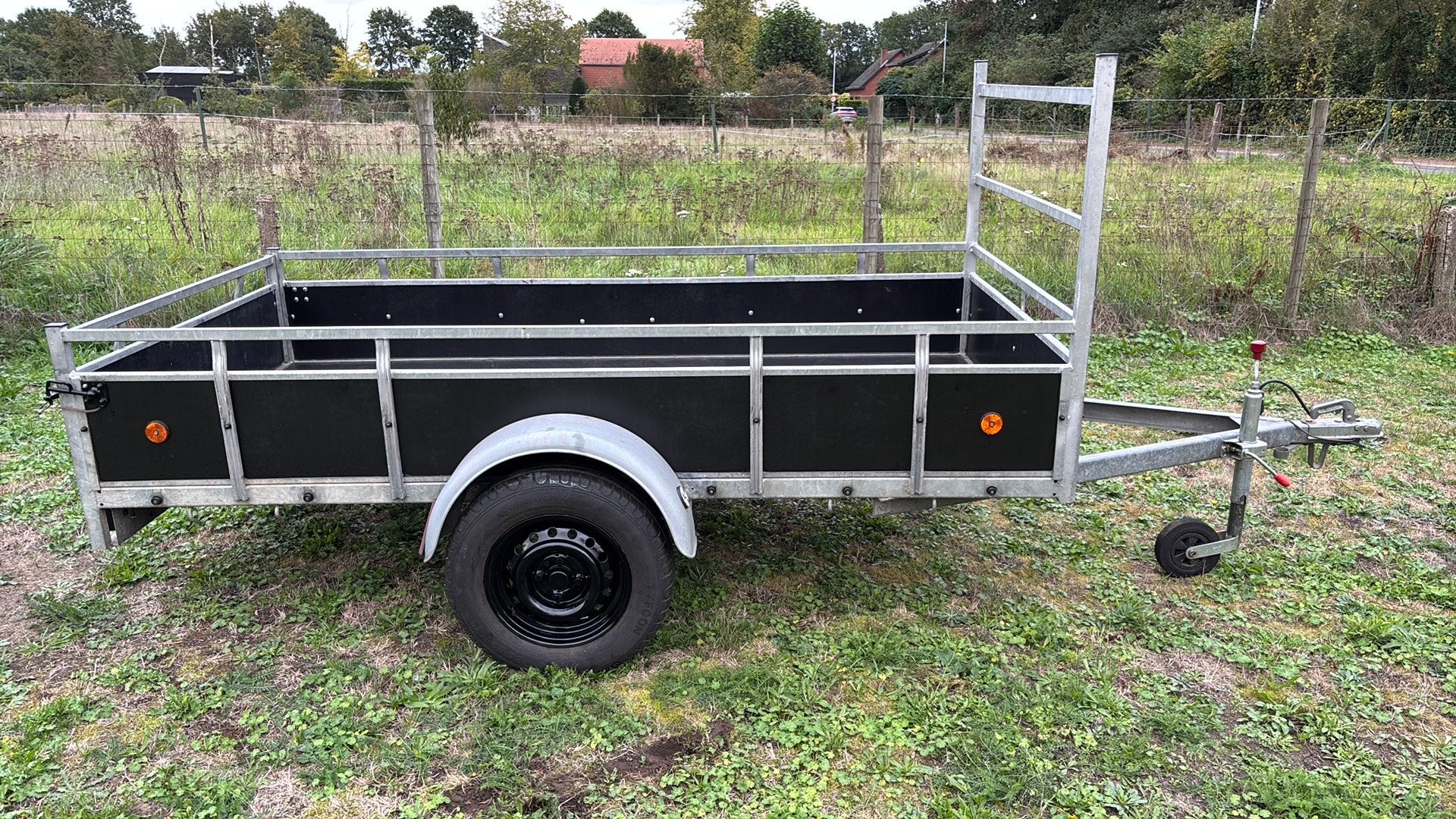 Aanhangwagen 2m x 1,25m in zeer goede staat, Enlèvement, Comme neuf