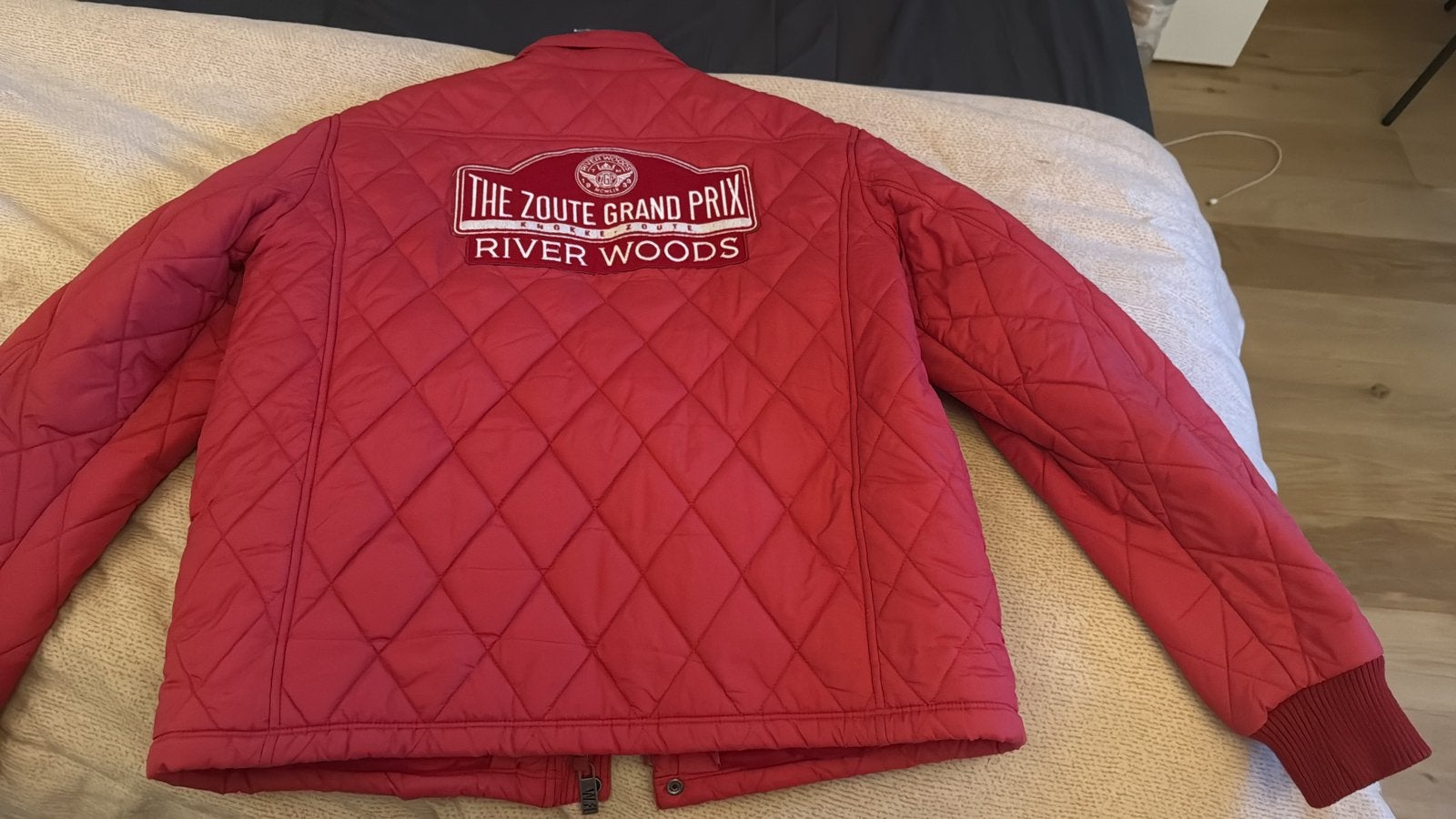 Zoute grand prix drivers jacket, Enlèvement, Porté, Taille 52/54 (L), Rouge