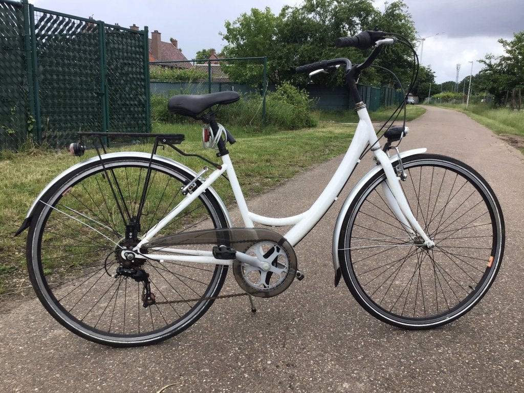 Damesfiets, Ophalen