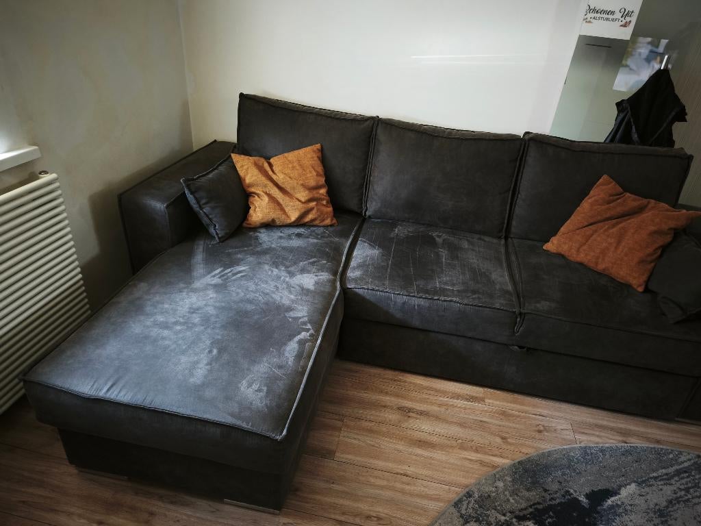 Zetel van seats and sofa, Huis en Inrichting, Zetels | Zetels, Ophalen, Hoekbank, Driepersoons, Zo goed als nieuw