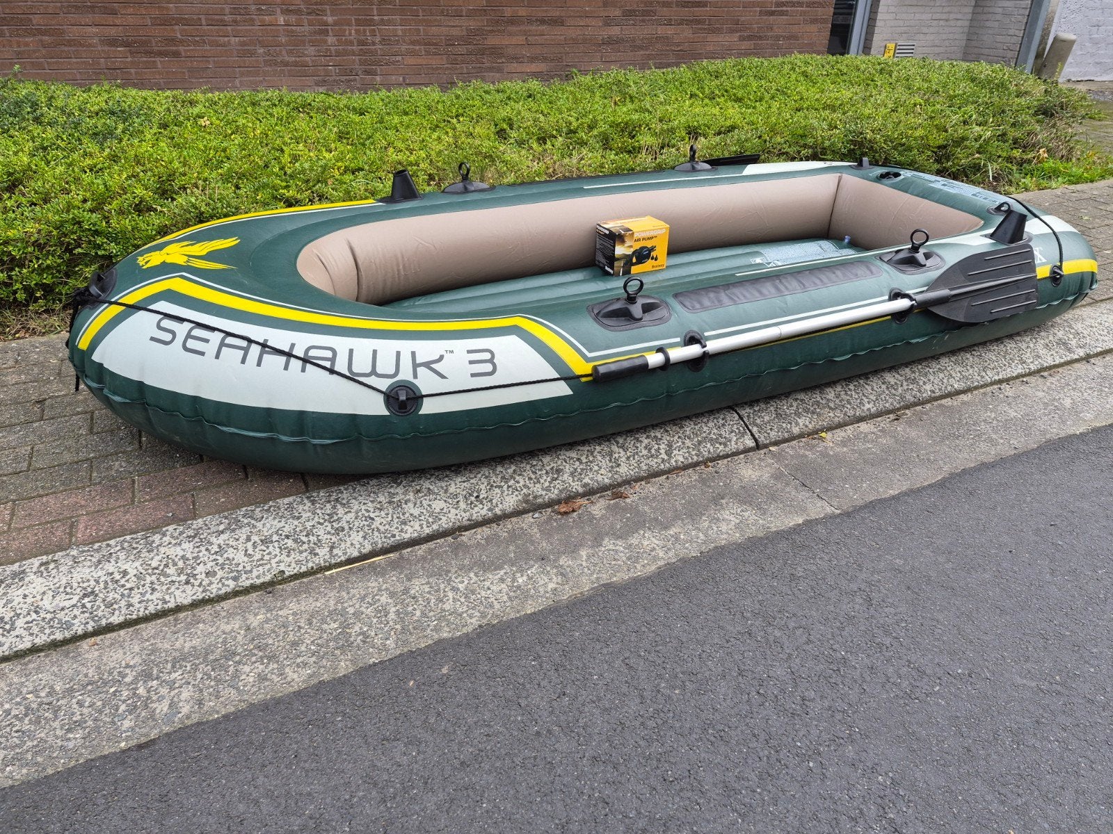 Seahawk 3 compleet met peddels, Watersport en Boten, Ophalen, Zo goed als nieuw, Met peddels