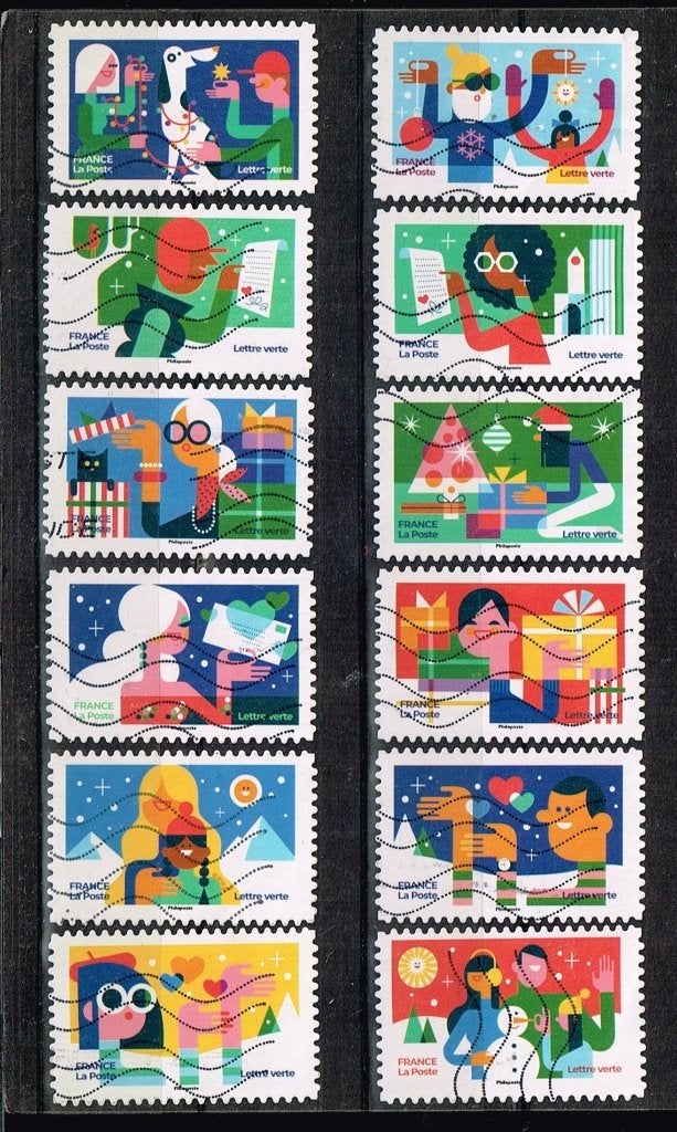 Postzegels uit Frankrijk - K 5161 - denken aan elkaar, Postzegels en Munten, Verzenden, Gestempeld