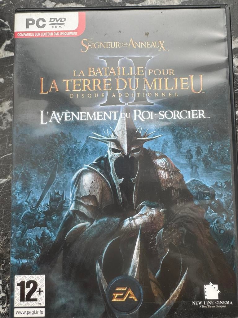 Le seigneur anneaux - BFME Avènement Roi sorcier - jeu PC, Consoles de jeu & Jeux vidéo, Enlèvement, Comme neuf