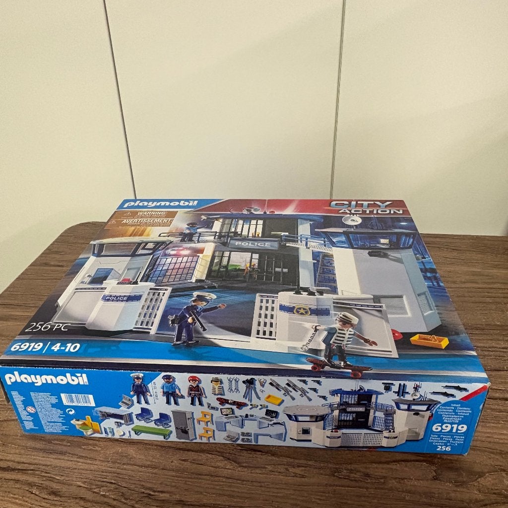 Playmobil Politiebureau met gevangenis, Bâtiment, Comme neuf, City action, Kit complet