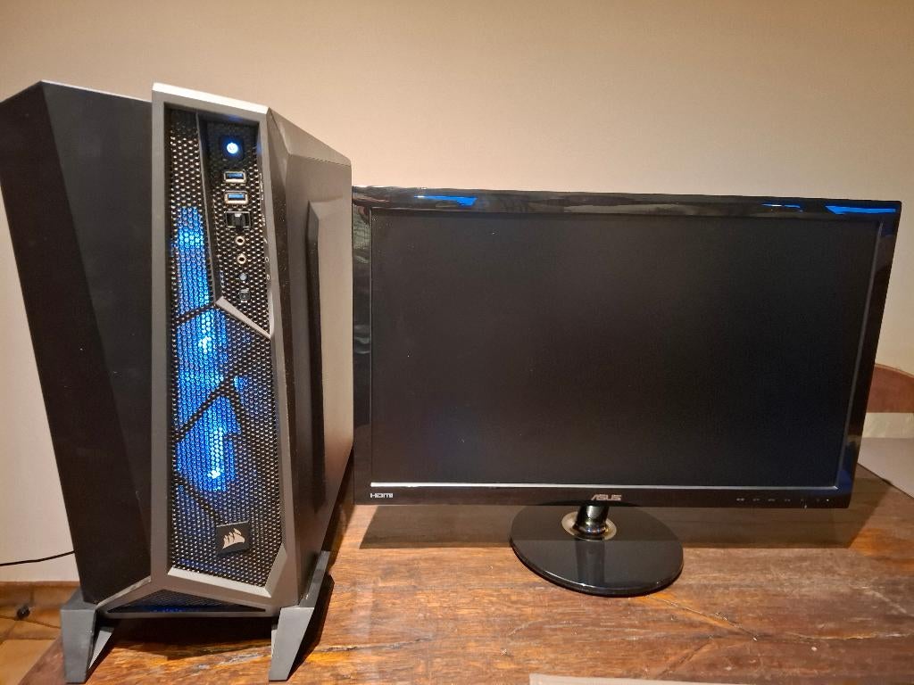 Gaming PC Ryzen 5 2600X | GTX 1060 6GB | 16GB RAM | + scherm, Computers en Software, Desktop Pc's, Gebruikt, Custom Build, AMD Ryzen 5