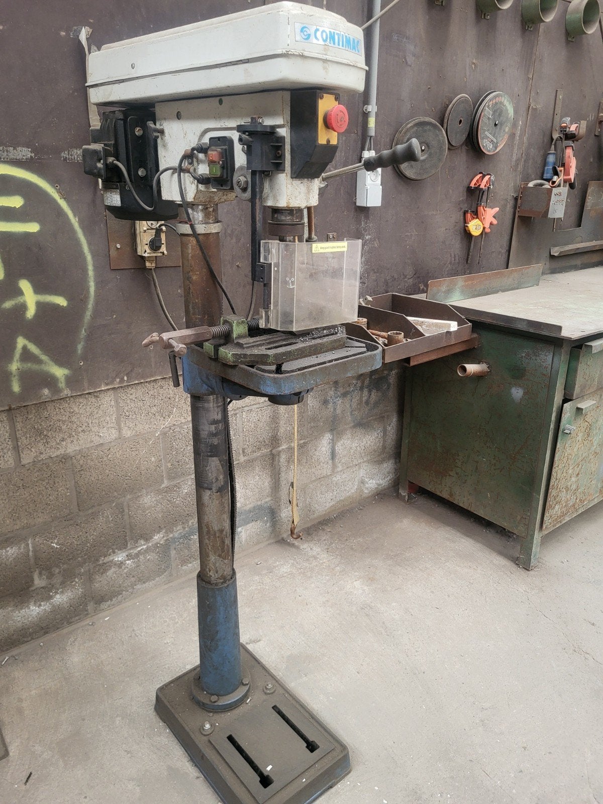 contimac kolomboormachine, Bricolage & Construction, Outillage | Foreuses, Enlèvement, Utilisé, Foreuse sur colonne