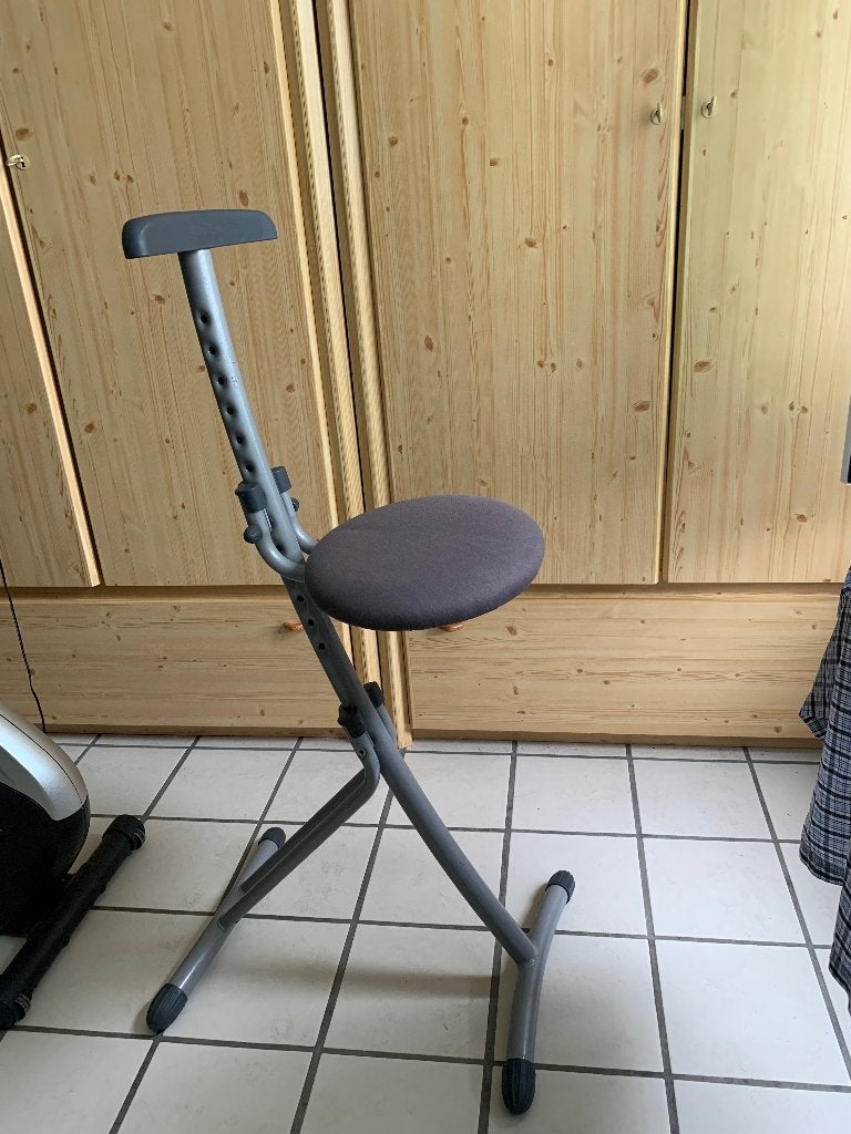 Strijkstoel, Huis en Inrichting, Ophalen, Normaal, Zo goed als nieuw, Metaal