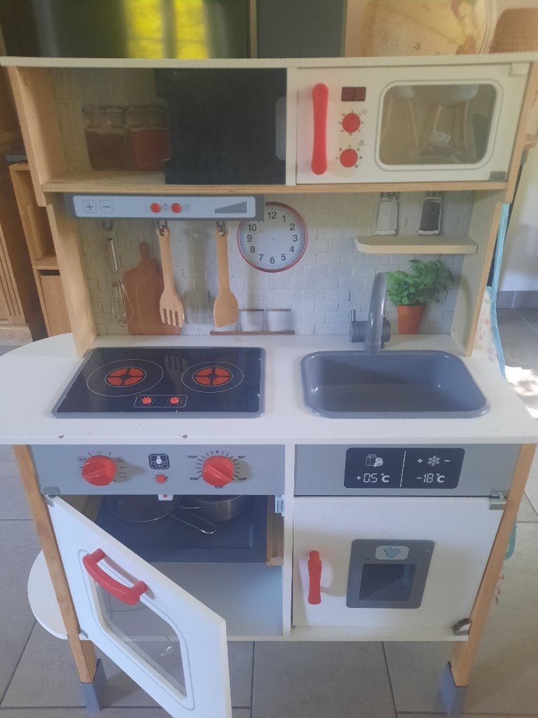 Cuisinière en bois enfant, Enfants & Bébés, Enlèvement, Comme neuf, Bois, Jouer à la cuisine