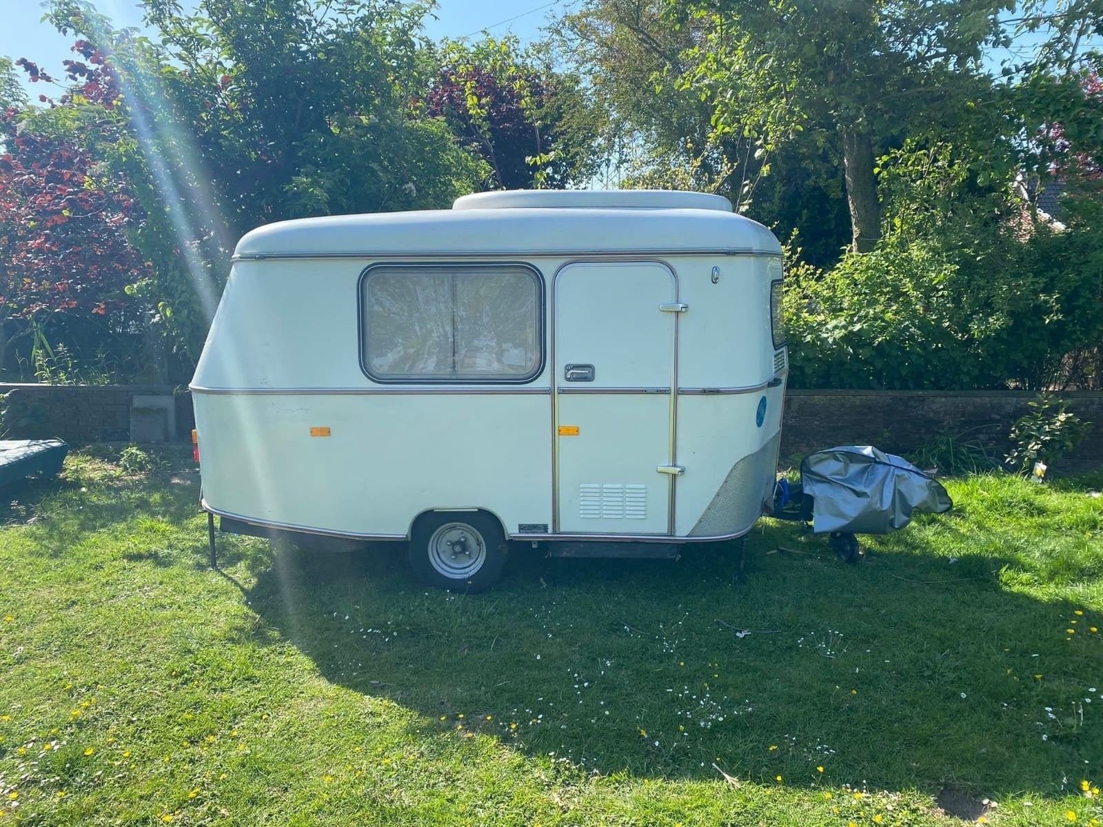 Oldtimer Eriba Puck 1974!, Caravans en Kamperen, Caravans, Particulier, Eriba, Disselslot, Ophalen