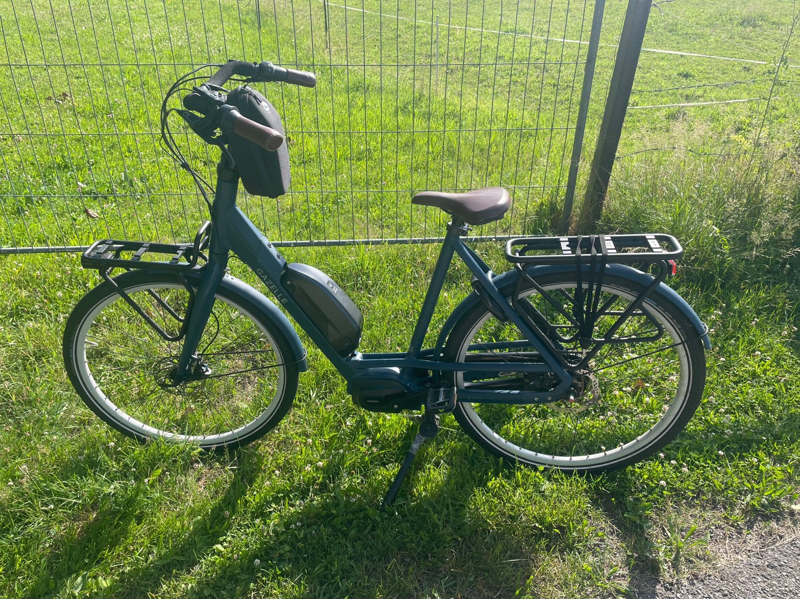 Gazelle C7 Bloom elektrische fiets, Ophalen, Zo goed als nieuw, 50 km per accu of meer, 55 tot 59 cm