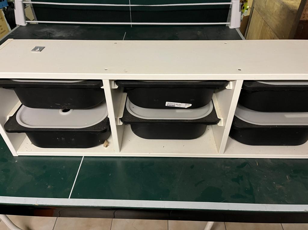 Ophangkast Ikea met 6 bakjes, Huis en Inrichting, Kasten | Schoenenkasten, Ophalen, Gebruikt