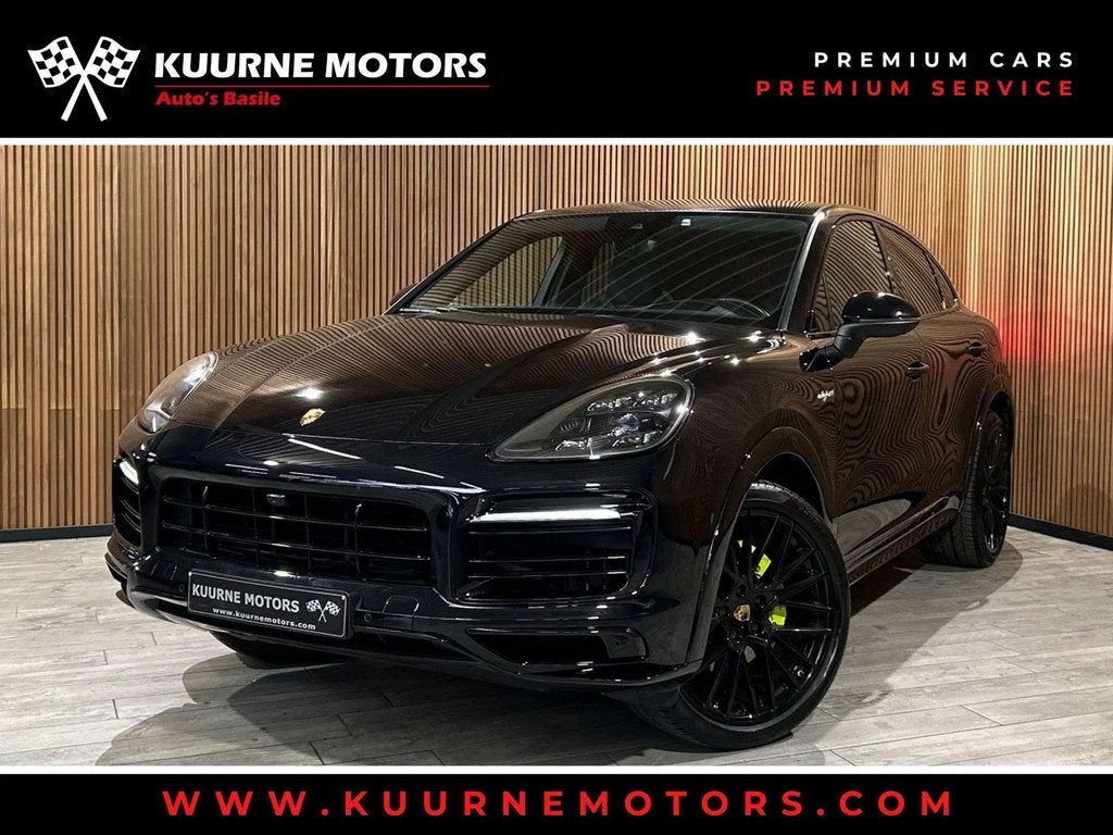 Porsche Cayenne E-Hybrid Coupé SportDesign Alu22"/Pano/Chro, Auto's, Automaat, Cayenne, Gebruikt, 2995 cc