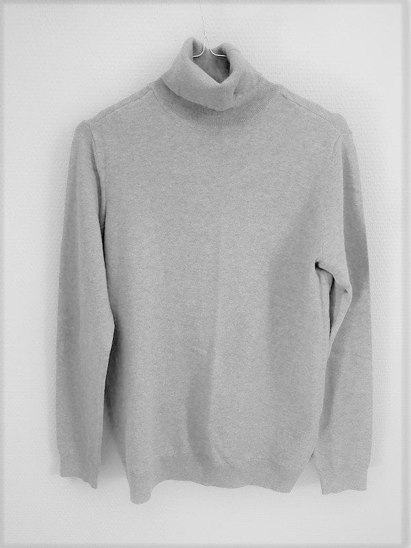 C&A the basics : lichtgrijs rolcol pull coltrui , mt M, Kleding | Dames, Maat 38/40 (M), C&A the Basics, Ophalen of Verzenden