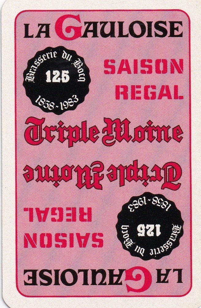 B 72 / S K LA GAULOISE ROZE ZWART WIT 125  JAAR, Collections, Enlèvement ou Envoi, Neuf, Carte(s) à jouer