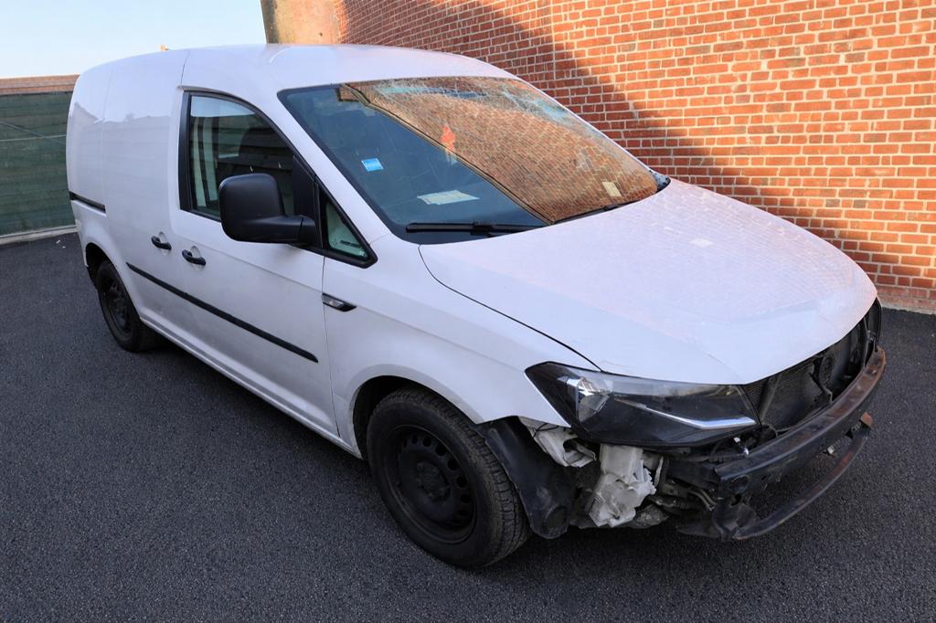 VW Caddy 2tdi crashwagen uit 2019, Auto's, Euro 6, Diesel, Particulier, Te koop