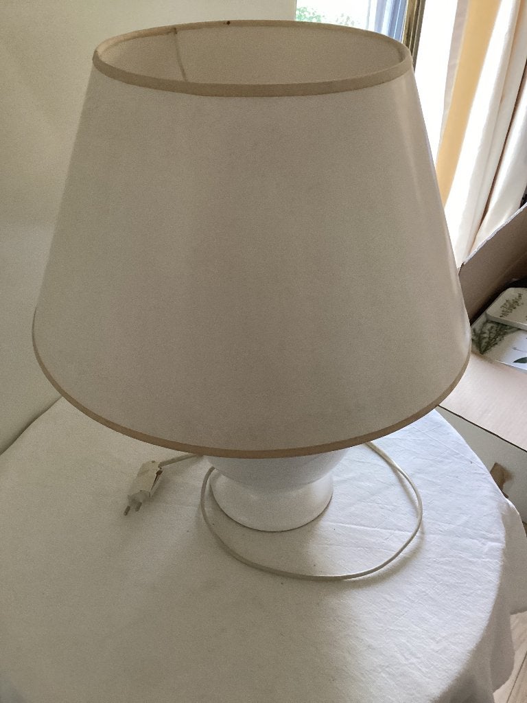 lampe elegante, 50 cm, Avec prise, Comme neuf, Céramique
