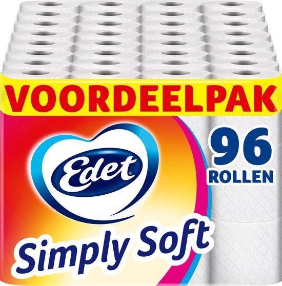 96 rollen Simply Soft Toiletpapier - GRATIS VERZENDING, Maison & Meubles, Salle de bain | Linge de bain & Accessoires, Neuf, Envoi