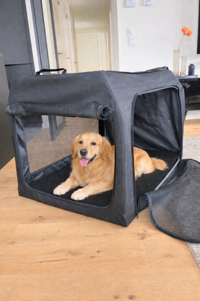 Honden benches XL met kussen XL  kleur zwart(nieuwstaat), Enlèvement, Comme neuf