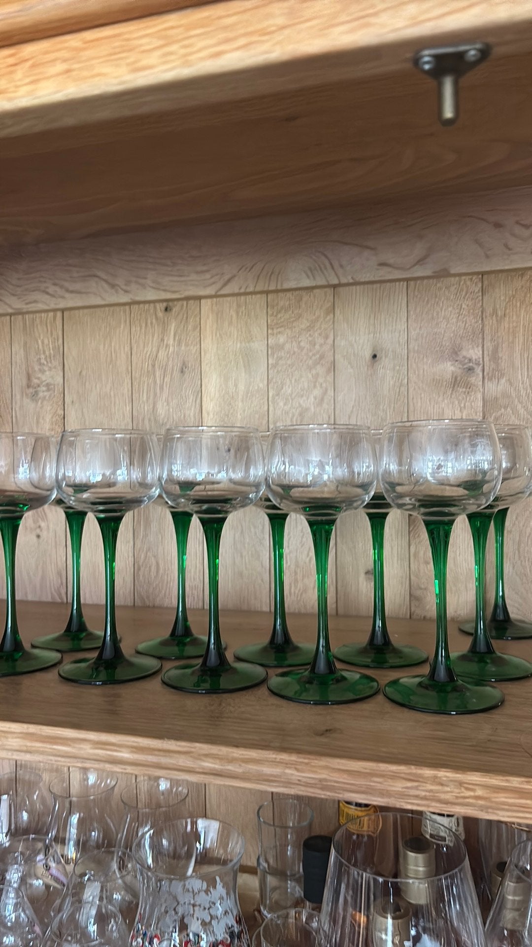 Wijnglazen elzas 10 stuks, Ophalen of Verzenden, Gebruikt, Overige typen