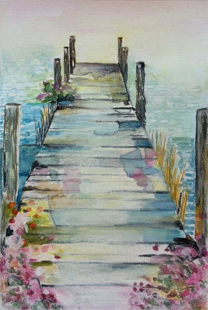 Œuvres à l'aquarelle, Maison & Meubles, Autres styles, Enlèvement ou Envoi, Tableau, Fait main